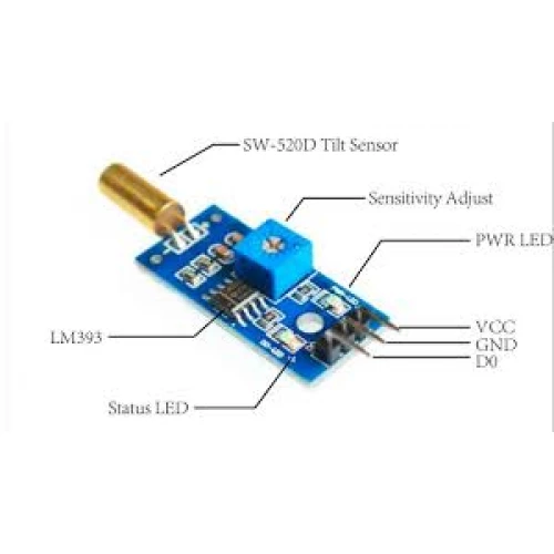 Tilt Sensor Vibration Alarm Vibration Switch Module for Arduino